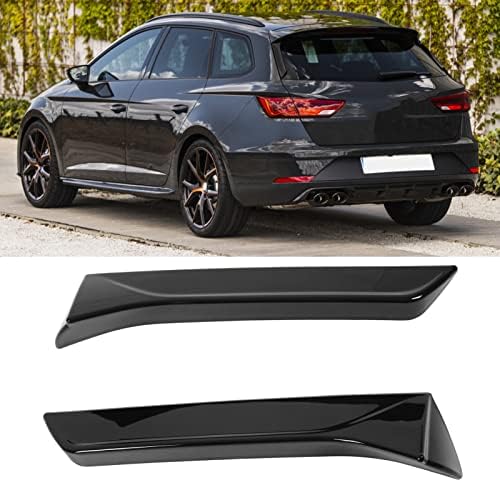 Keenso Auto Heckscheibe Spoiler, 1 Paar Auto Heckscheiben Seitenflügel Spoiler ABS Heckscheibe Ausse