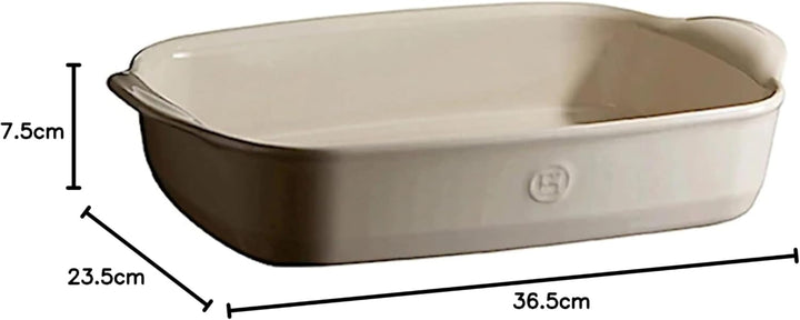 Schaal rechthoekig 360x230mm Emile Henry 9652-02 Argile