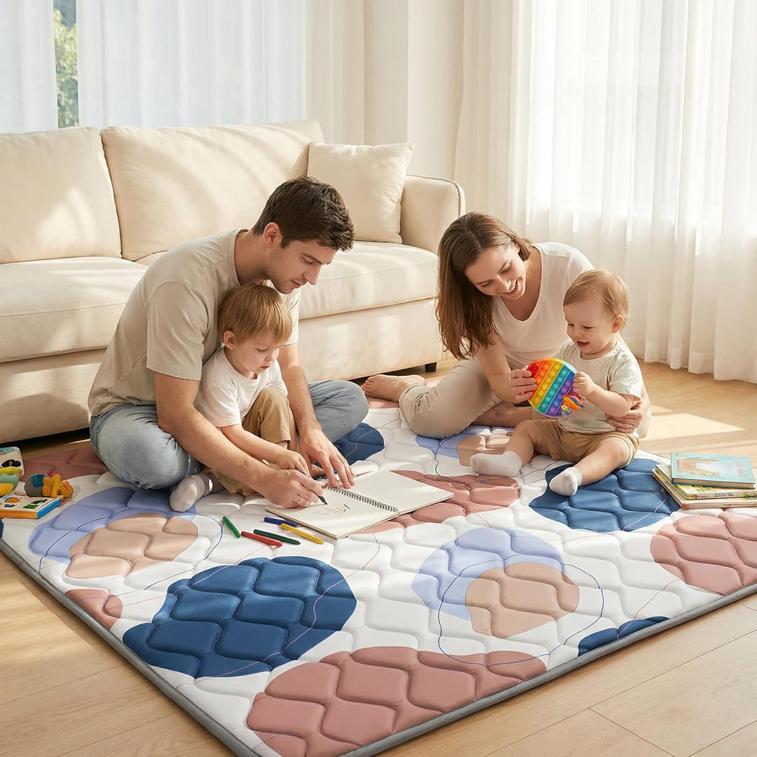 UBRAVOO Baby-Spielmatten, Krabbel-Laufgittermatte, Schaumstoff-Spielmatte für Babys und Kleinkinder,
