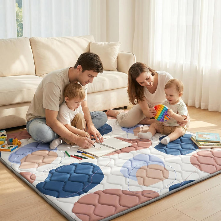 UBRAVOO Baby-Spielmatten, Krabbel-Laufgittermatte, Schaumstoff-Spielmatte für Babys und Kleinkinder,