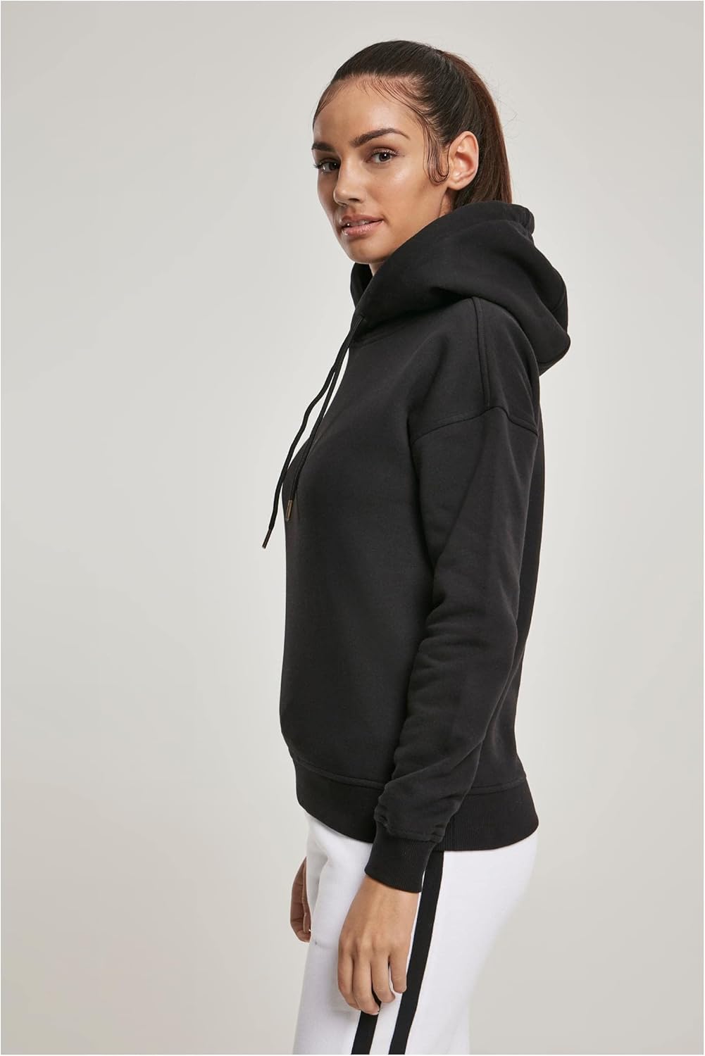 Urban Classics Ladies Hoody Frauen Kapuzenpullover grün Basics, Casual Wear, Streetwear XS Grosse Gr