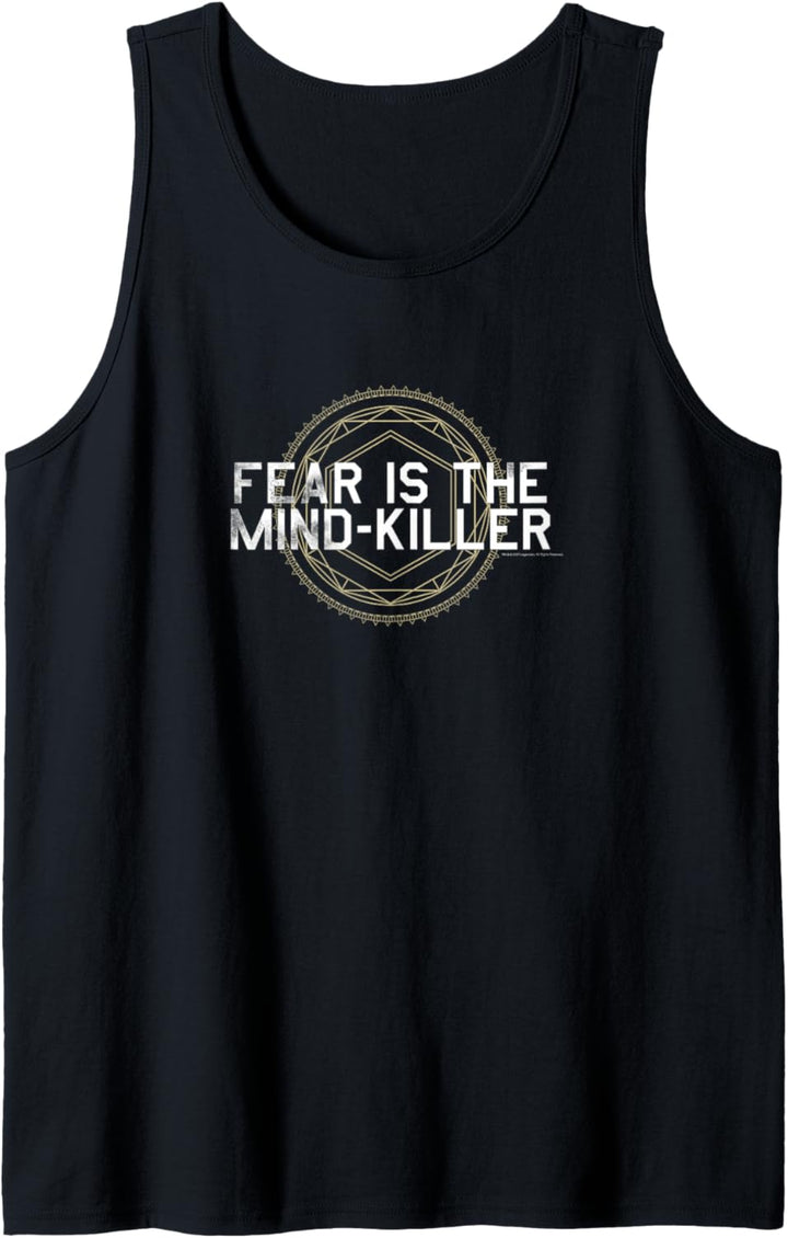Dune (2021) – Fear is the Mind Killer – Shai-Hulud Tank Top