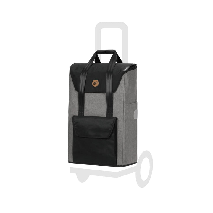 Andersen Einkaufstrolley Ersatztasche - 49 Liter - Seiten- & Fronttasche - Tragegriff - extra Innenf