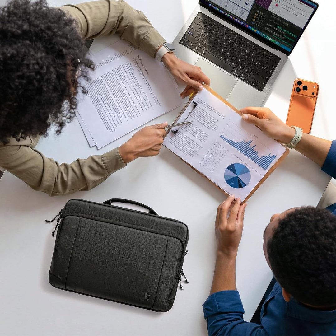 tomtoc A34 Laptoptasche Schwarz 13,5-14,4 Zoll, Schwarz 13,5-14,4 Zoll