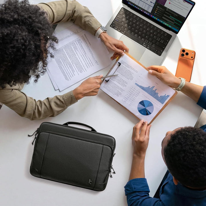 tomtoc A34 Laptoptasche Schwarz 13,5-14,4 Zoll, Schwarz 13,5-14,4 Zoll