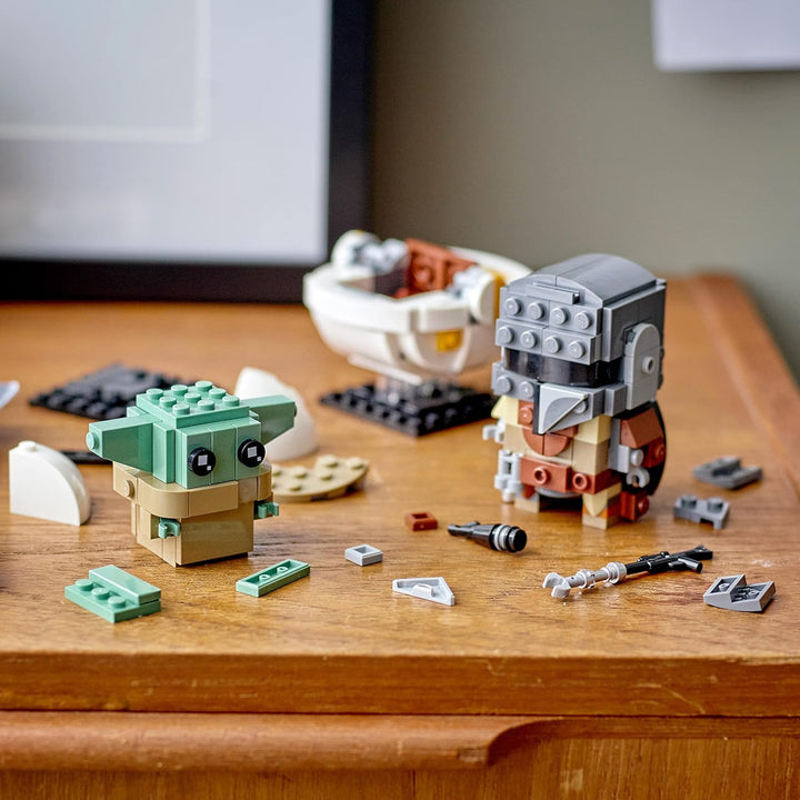 LEGO 75317 Star Wars Der Mandalorianer und das Kind, Sammlermodell, Bauset Baby Yoda, Bauset (295 Te