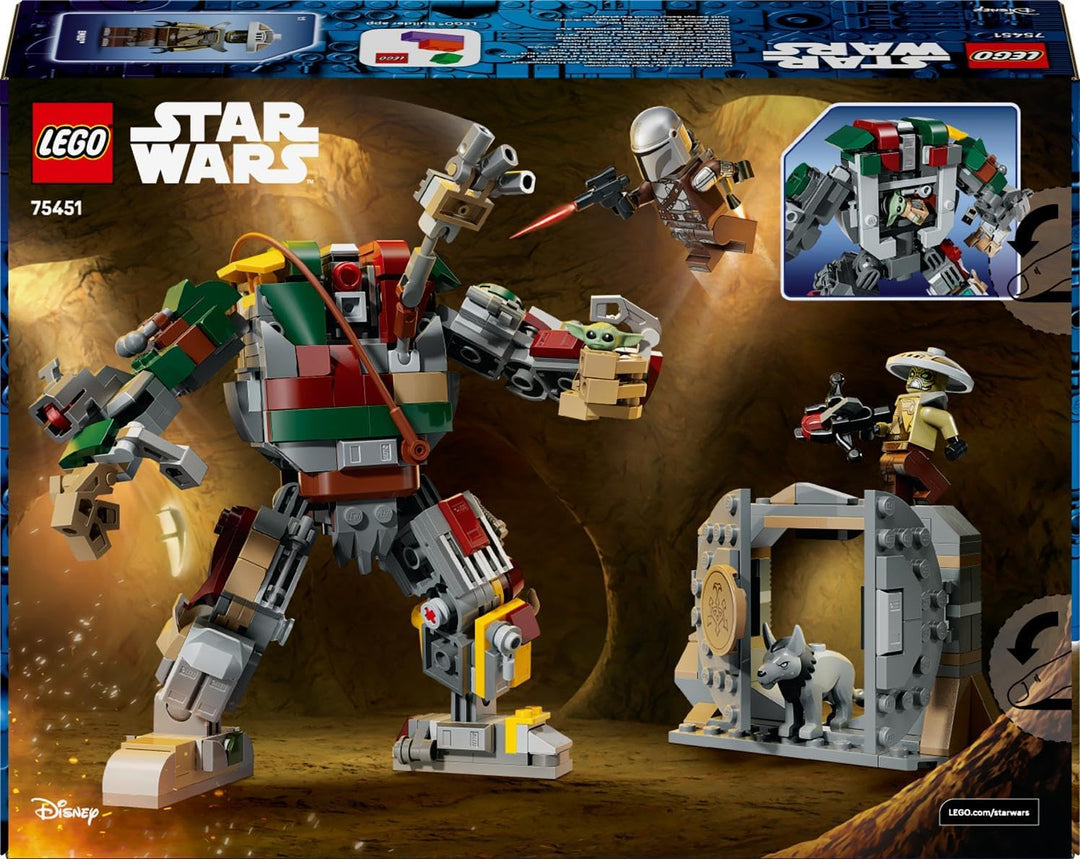 LEGO Star Wars 75451 Showdown mit dem Wächterdroiden am Huttenpalast Spielzeug - The Mandalorian and