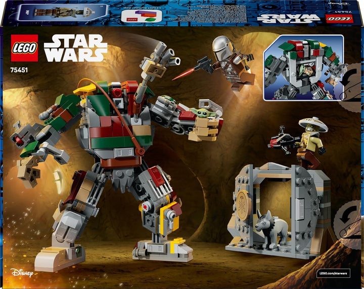 LEGO Star Wars 75451 Showdown mit dem Wächterdroiden am Huttenpalast Spielzeug - The Mandalorian and