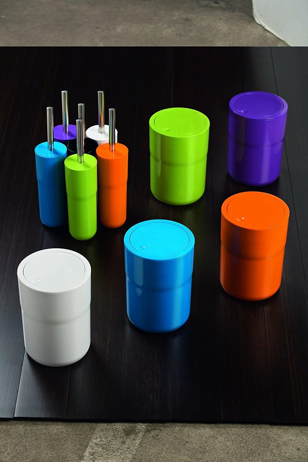 Spirella – Toilettenbürste mit Halterung Cocco, Ermöglicht eine Effektive Reinigung, Modernes Design