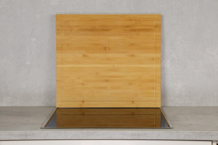 MOON HOME Schneide- und Abdeckplatte - Eclipse, aus nachhaltigem FSC Bambus/Holz, antibakteriell, gr