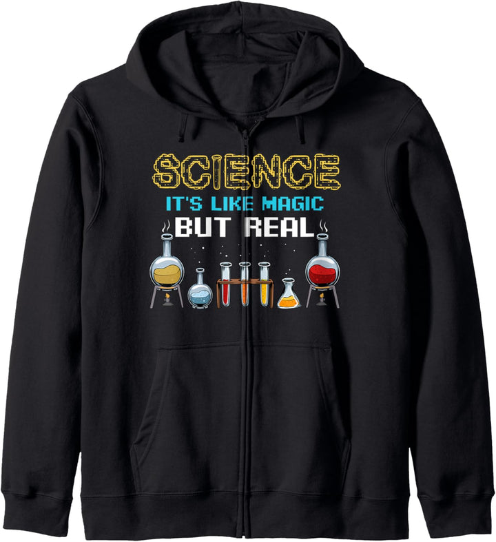 Science It's Like Magic But Real Wissenschaft Klimawandel Kapuzenjacke