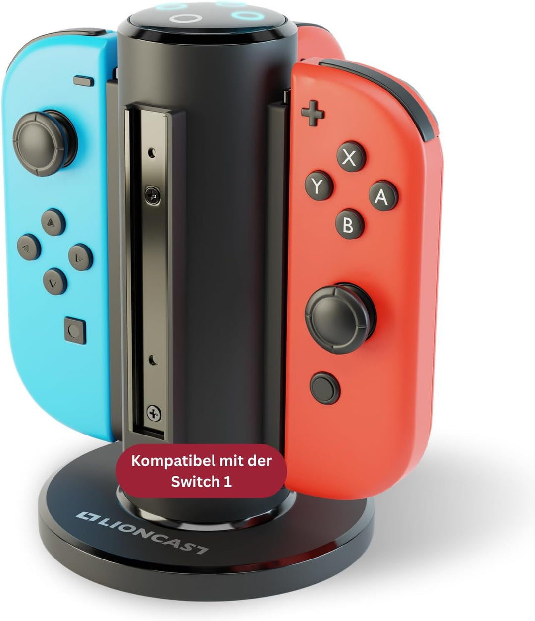 Lioncast® Joy Con Quad-Charger für Nintendo Switch [mit LED Ladeanzeige] - Nintendo Switch Controlle