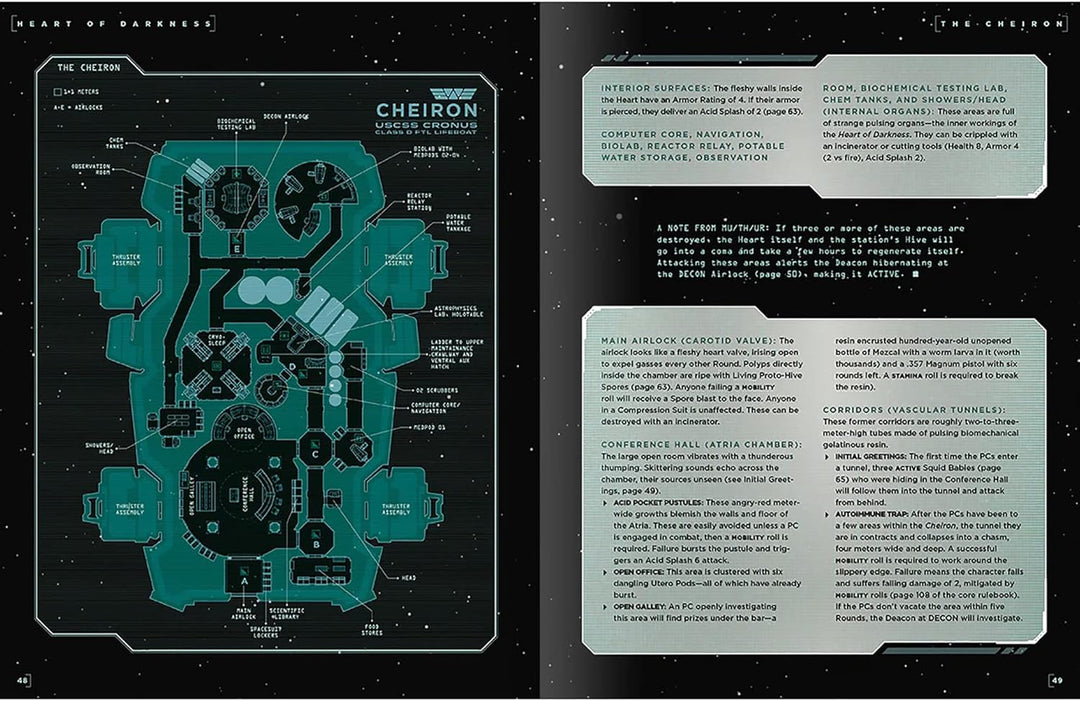 Free League Verlag: Alien RPG: Heart of Darkness - Erweiterungs-Hardcover-Buch, Alien-RPG-Core-Regel