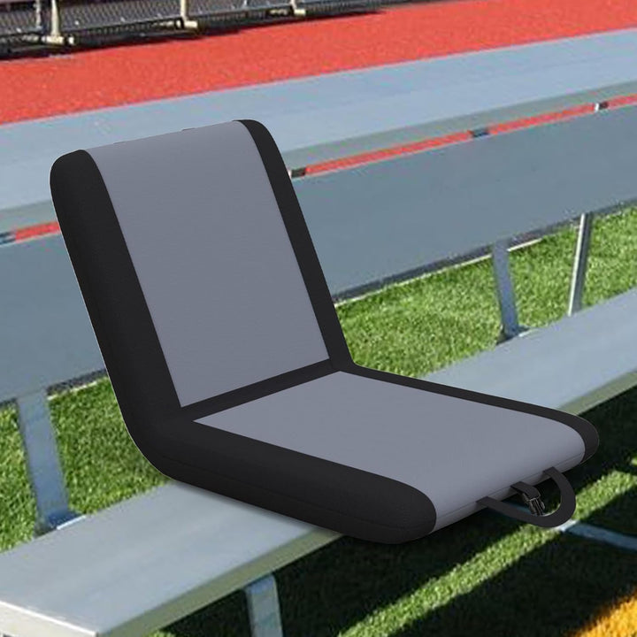 RELAX4LIFE Tragbarer Bodenstuhl, Stadionsitz klappbar, Gepolsterter Bodensessel mit 6-Fach Verstellb