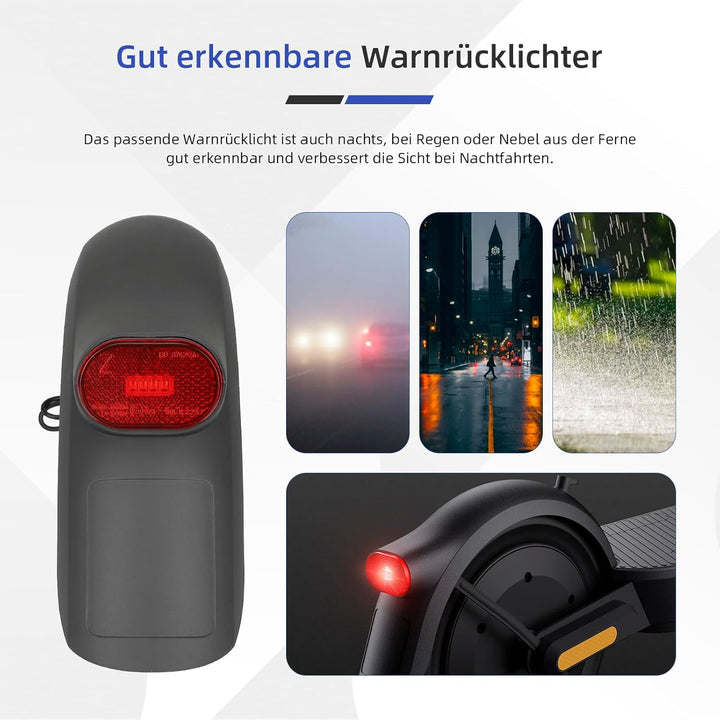 ulip Hinterer Kotflügel Electric Scooter Xiaomi 5 Plus Hinterer Kotflügel Ersatz Set Kompatibel für