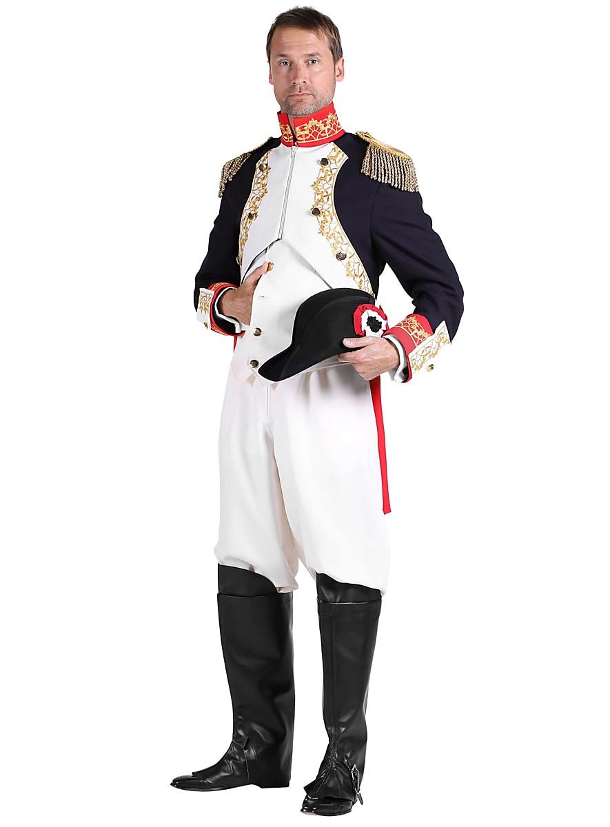 Thetru Kostüm General Napoleon Uniform Französischer Kaiser Fasching (XXL), XXL