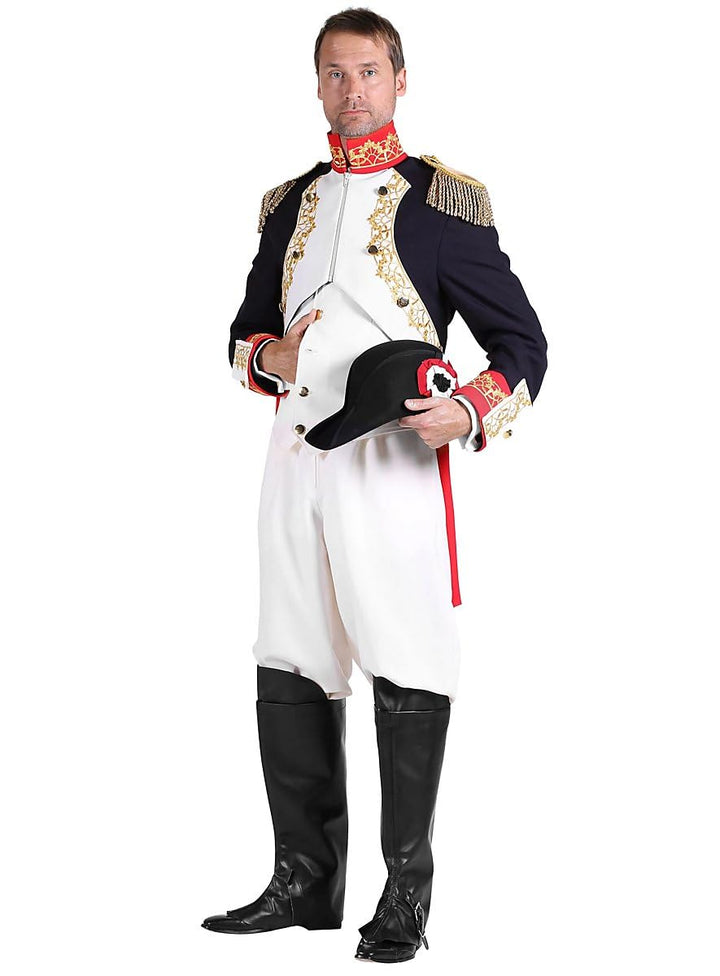 Thetru Kostüm General Napoleon Uniform Französischer Kaiser Fasching (XXL), XXL