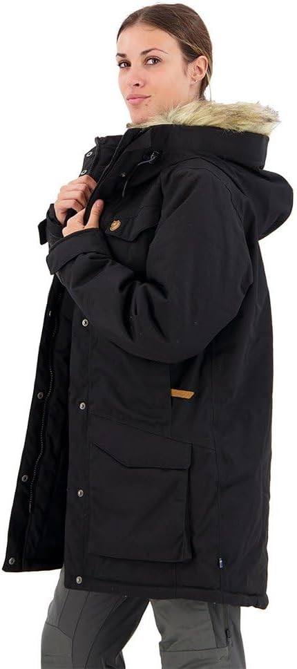 Fjällräven Damen Nuuk Parka W Jacket XS Schwarz, XS Schwarz