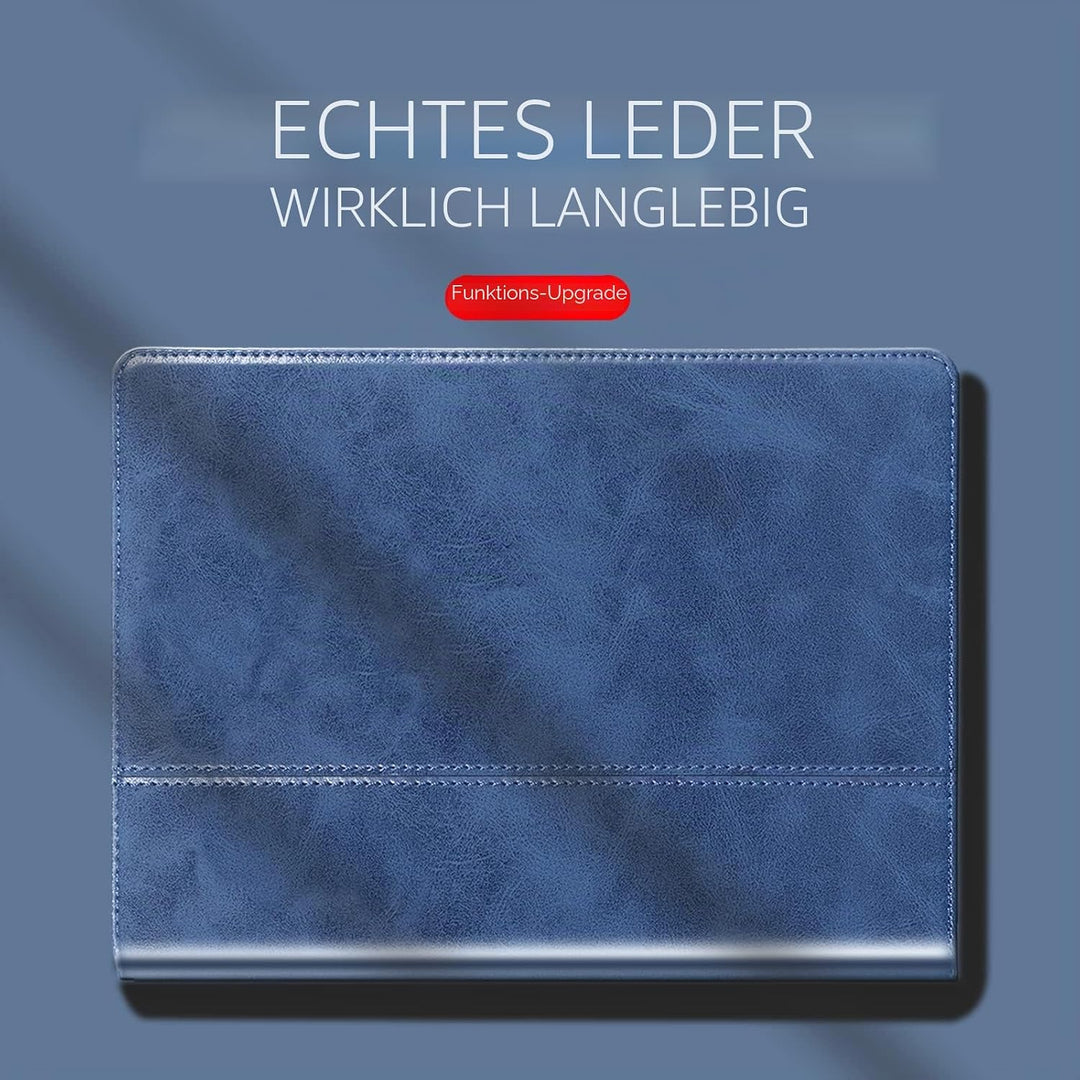 Gexmil Hülle für iPad Mini 5./4. Generation 2019/2015 7,9 Zoll Echt Leder Hülle mit Stylus Halter An