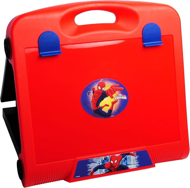 alles-meine.de GmbH Tischtafel - Schreibtafel/Maltafel/Reisetafel - Spyderman - Maltisch doppelseiti