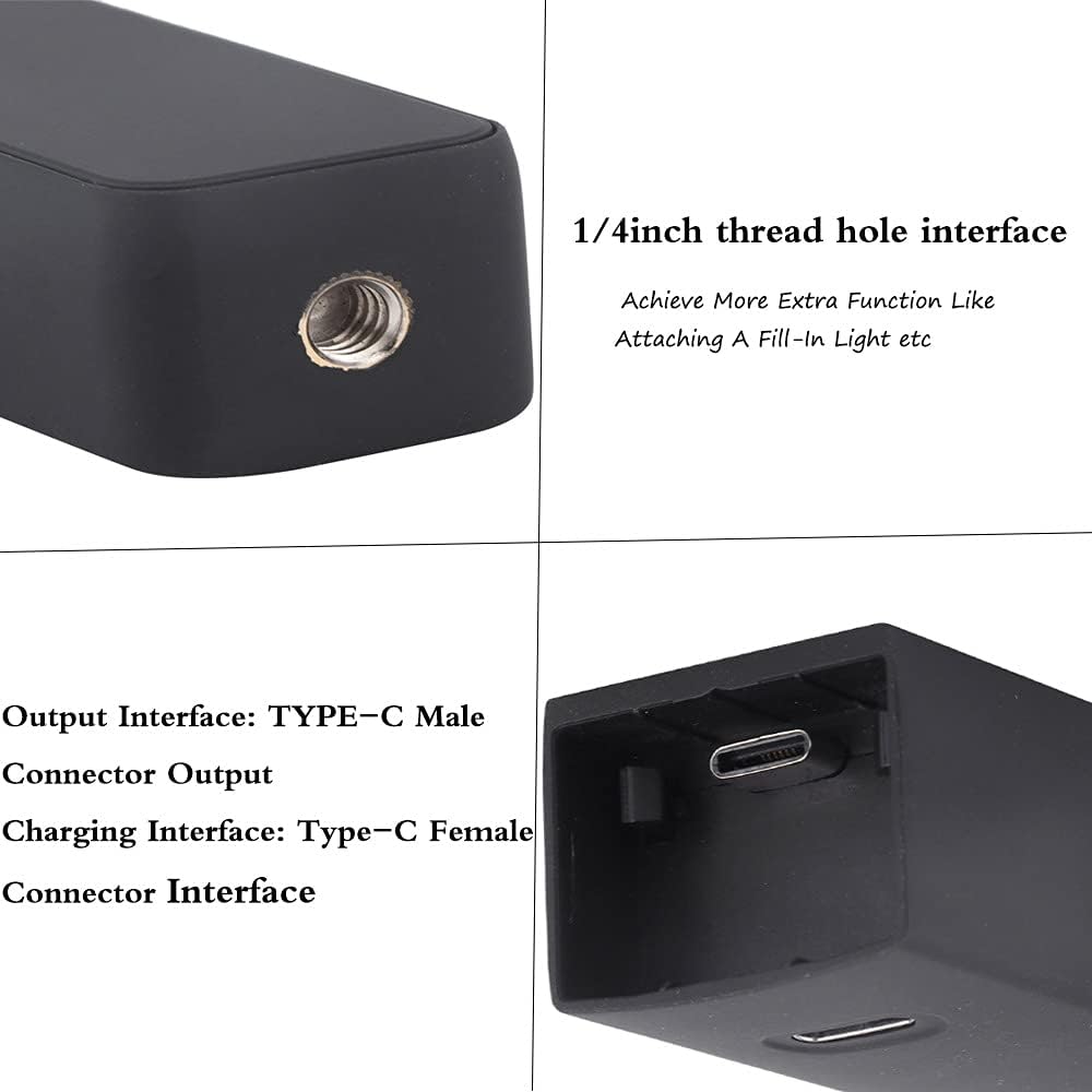 T opiky Tragbar für Osmo Pocket 2 Akkugriff, Power Stick, 3200mAh Verlängerungsstange Power Charger