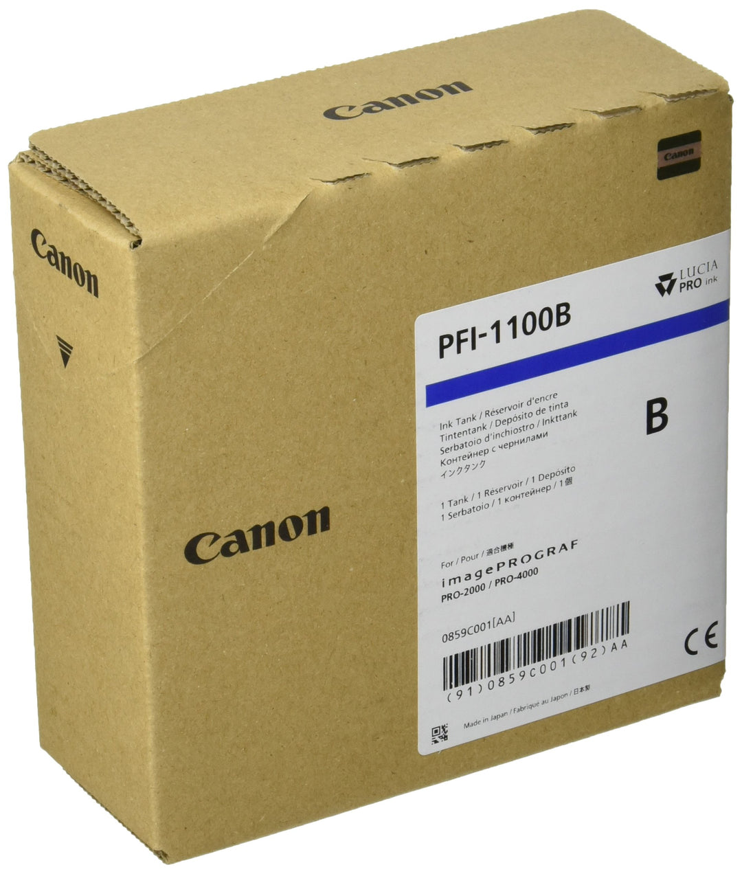 Canon 0859C001 Tinte PFI1100B blau 160ml