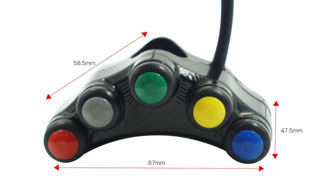 Motorrad Schalter Lenkerschalter Control Lenker 22mm für für Naked, Tourer, Rennsport, Cruiser, Pitb