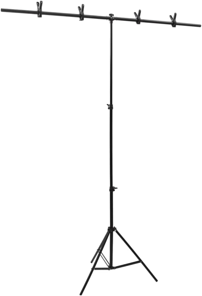 Fotostudio-Set mit Leuchten und Hintergrund für professionelle Produktfotografie, Heimstudio, Vloggi