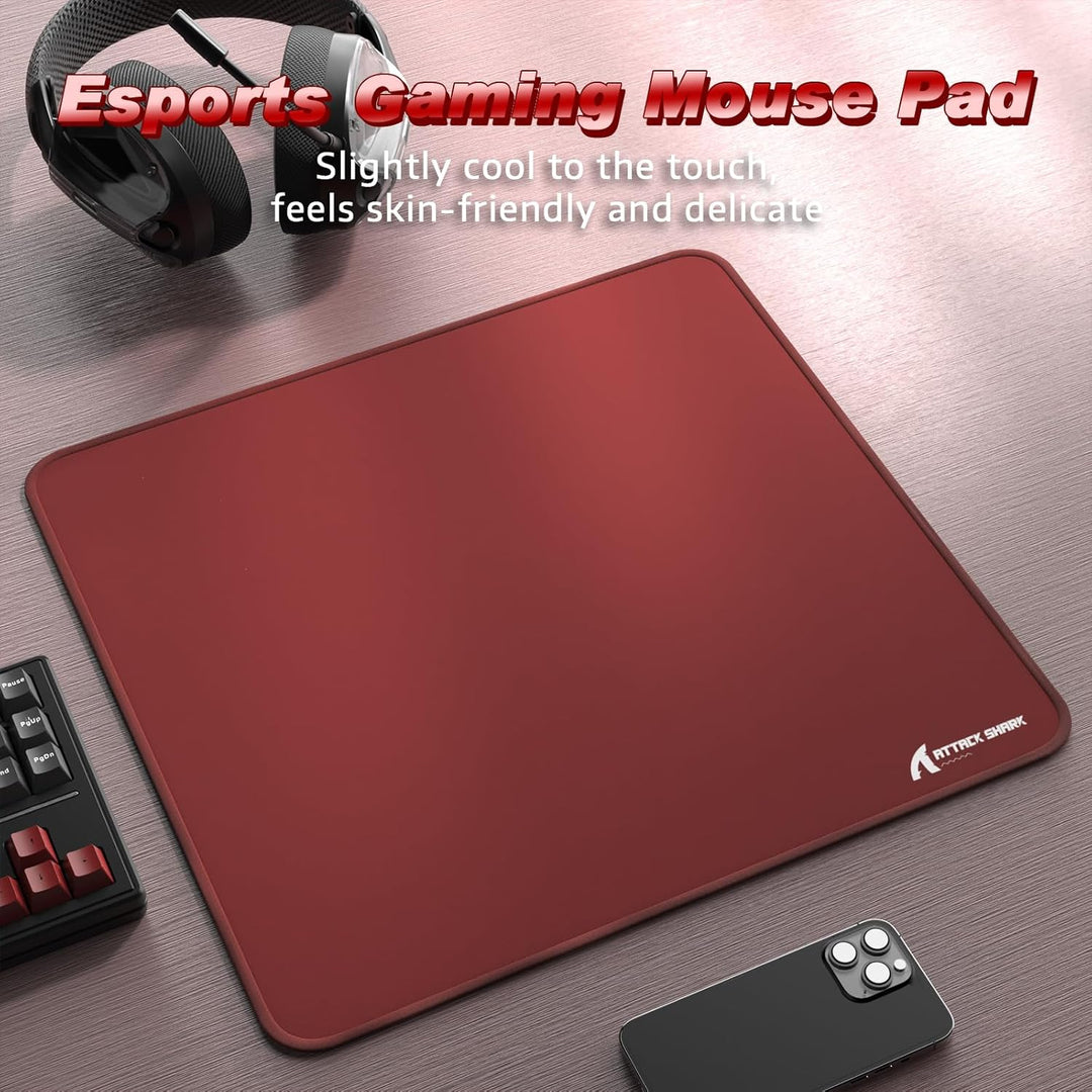 ATTACK SHARK CM02 Esports-Gaming-Mauspad Grosses, Feine sandähnliche Texturoberfläche, Wasserabweise