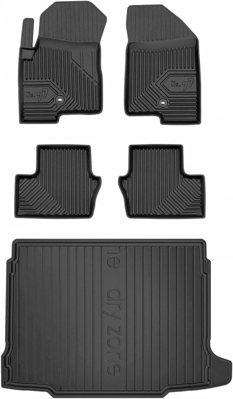 Satz Fussmatten und Gummimatte für Dodge Caliber 2006-2011