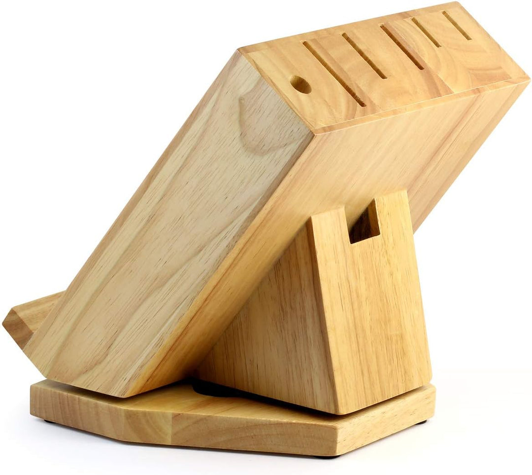 CS Kochsysteme Messerblock 056940 Schneidwaren, Edelstahl, 8-teilig, schwarz, 38 x 28,3 x 39,4 cm