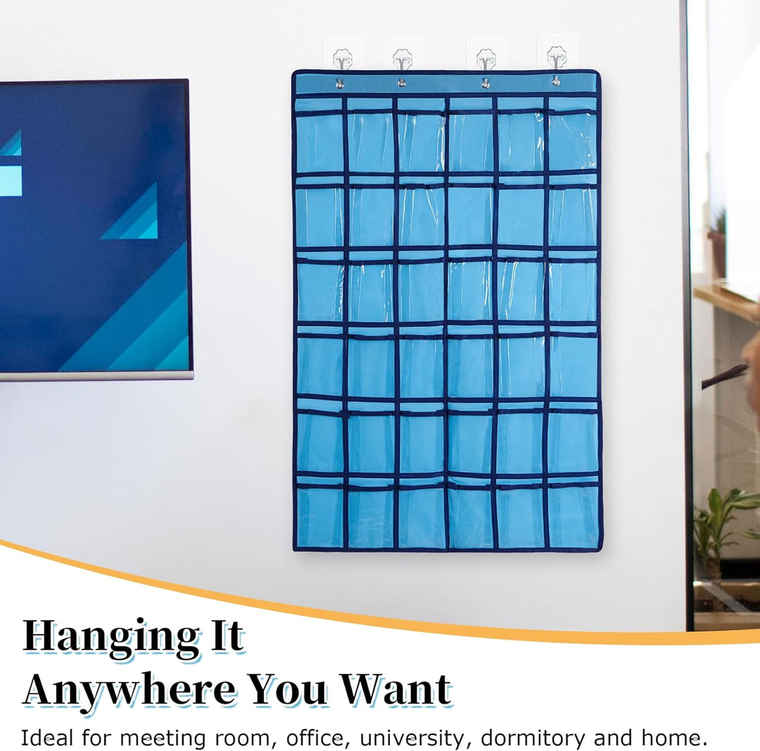 SAVORLIVING Organizer zum Aufhängen über der Tür, Handy, zum Aufhängen, Klassenzimmer, Diagramm, Wan