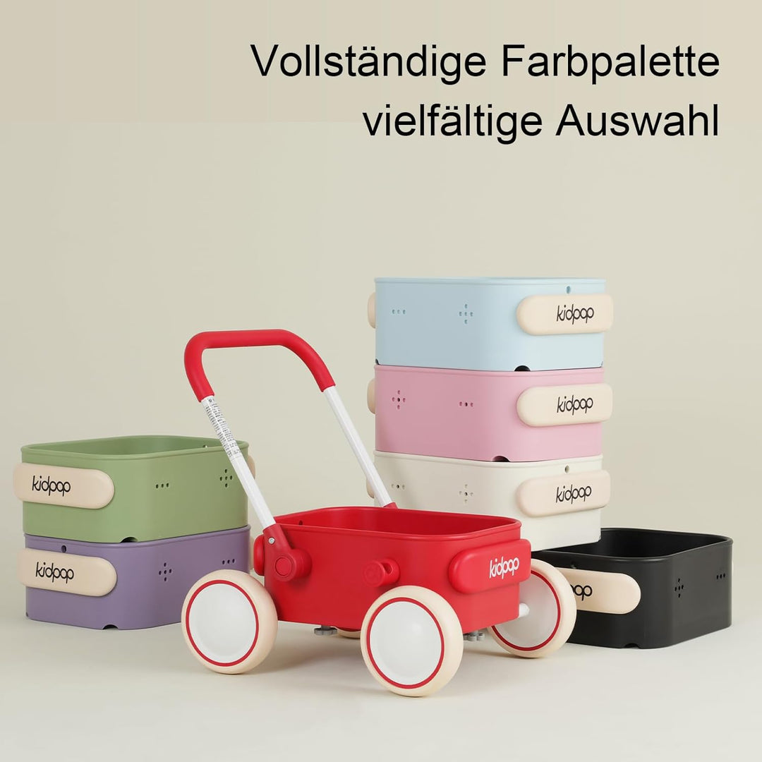 Kidpop PULA Schiebewagen für Babys, Balance-Lauflernwagen für Jungen & Mädchen, ab 7 Monaten bis 3 J