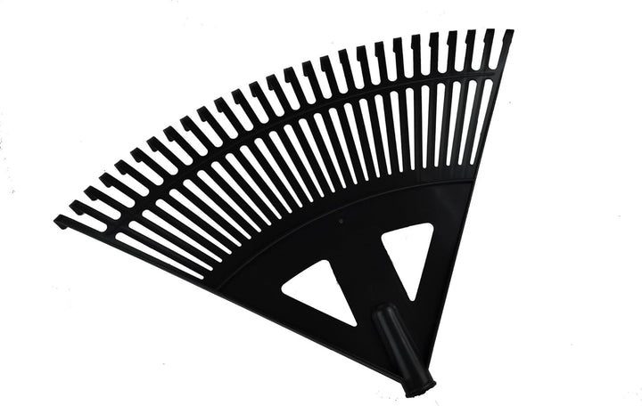 2X Gartenrechen, Extra Breit XXL, Schwarz Rechen, Laubbesen Laubrechen Laubfeger aus Kunststoff, 58