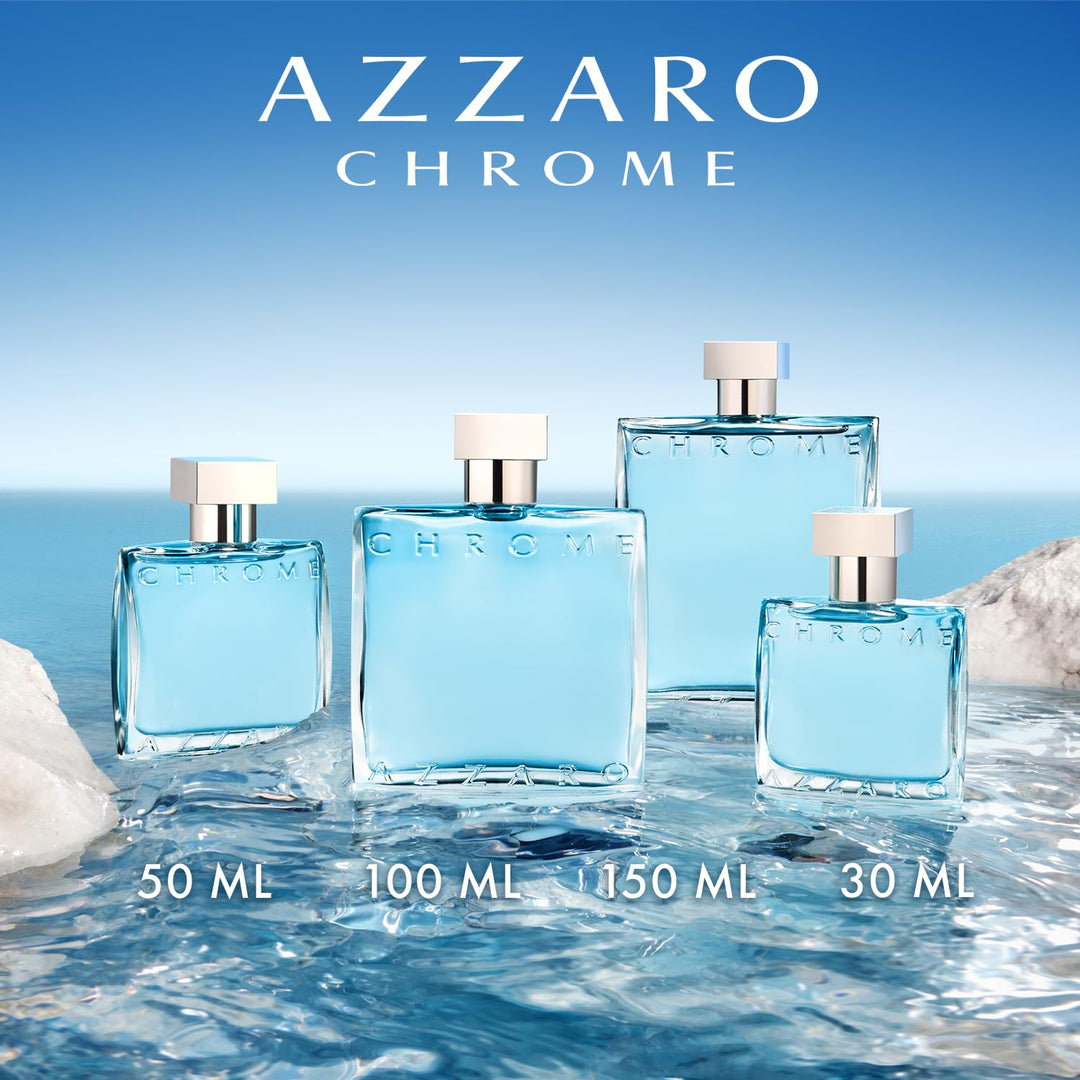 Azzaro Chrome Parfüm für Herren | Eau de Toilette Spray | Langanhaltend | Zitrisch-holziger Männer D
