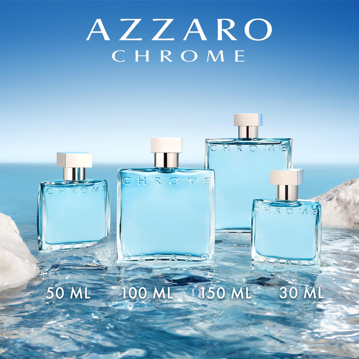Azzaro Chrome Parfüm für Herren | Eau de Toilette Spray | Langanhaltend | Zitrisch-holziger Männer D