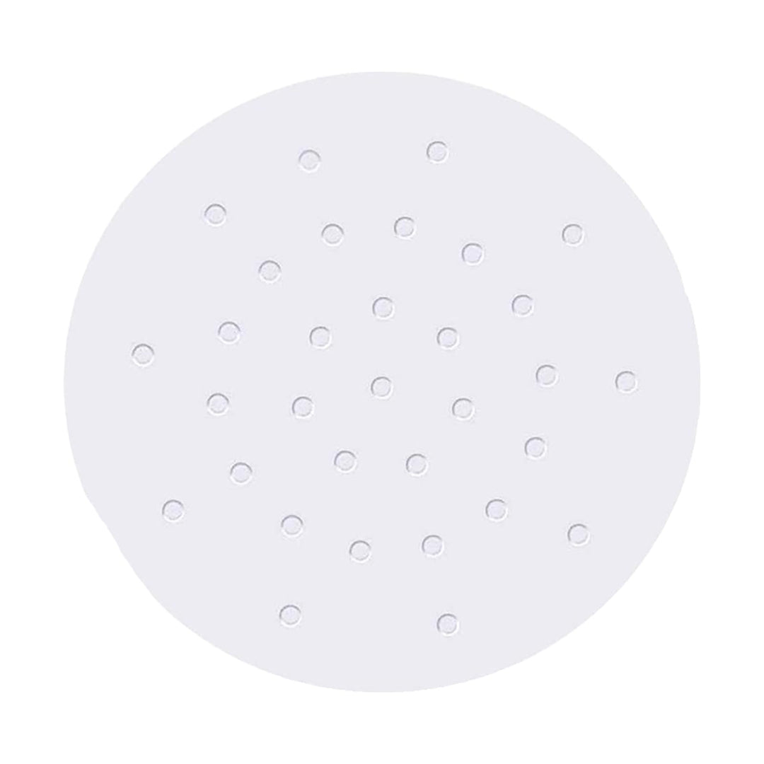 25cm Backpapier für Heissluftfritteuse, Rund 100 Stück Perforiert Airfryer Backpapier Heissluftfritt