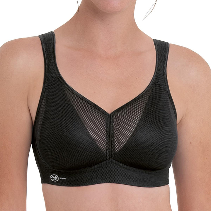 Anita Damen Sport-bh Air Control Deltapad Sport BH, Anthrazit, 75F EU
