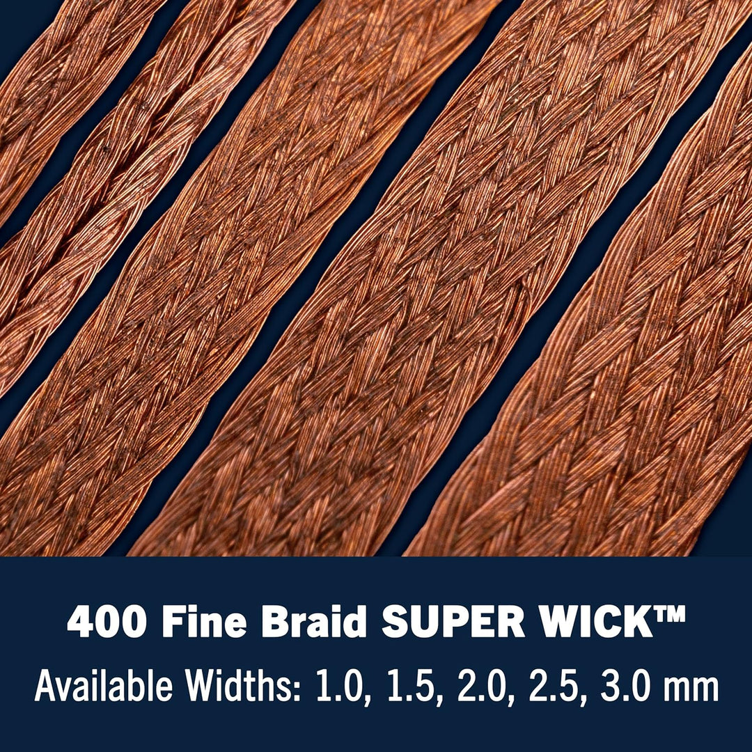 MG Chemicals #453 Fine Braid Super Wick™ - Entlötlitze, 2.0 mm breit 50' Length, 50' Length