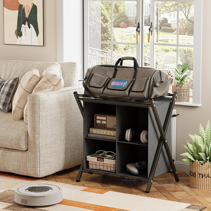 Garden 4 you Kofferständer Klappbar, Gepäckablage, Kofferständer, Kofferbock Kofferablage, Kofferstä