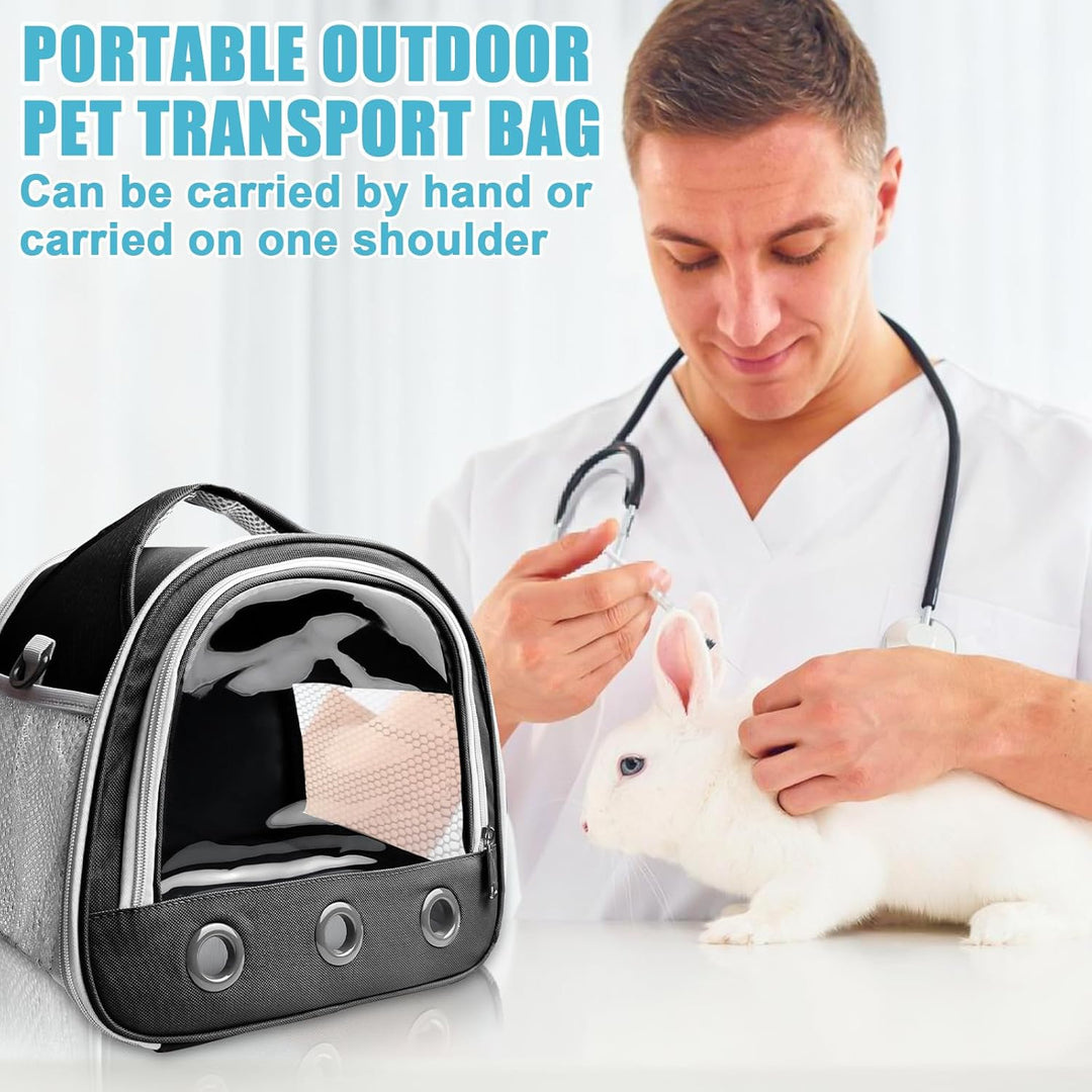 Transportbox Kaninchen, 30x21x27cm Transportbox KatzeTransportbox Meerschweinchen, Haustier Reise Tr