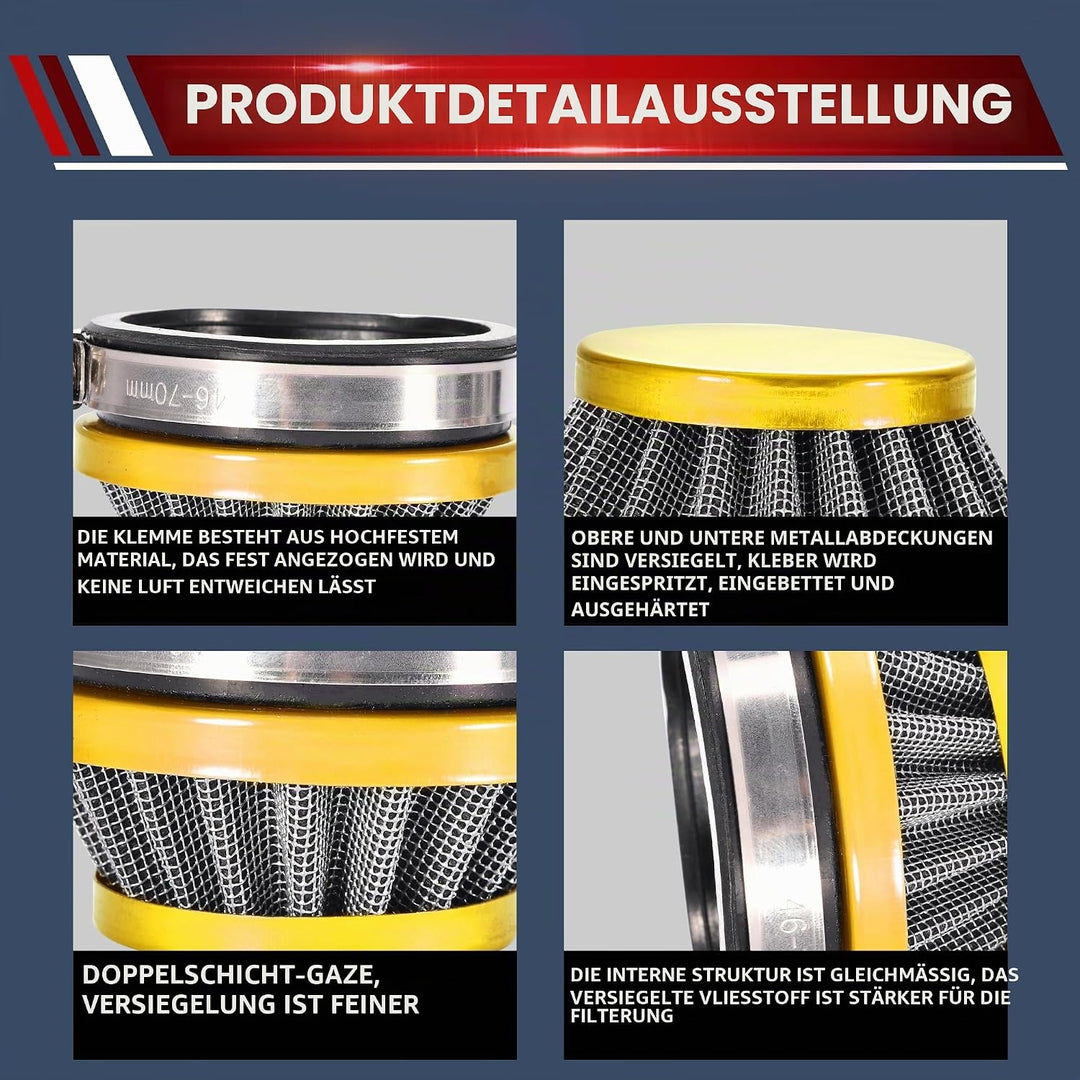 WOOSTAR 19mm Vergaser with Luftfilter Dichtung Versammlung Ersatz für 2 Stroke 47ccm 49ccm Mini ATV