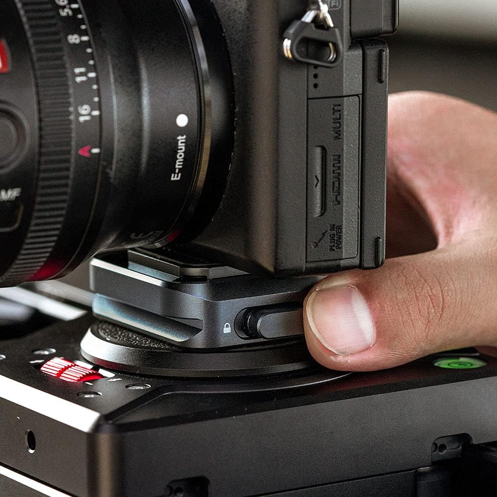 PGYTECH Kamera Schnellwechselplatte Klemme, kompatibel with Arca Swiss, Quick Release Plate für Foto