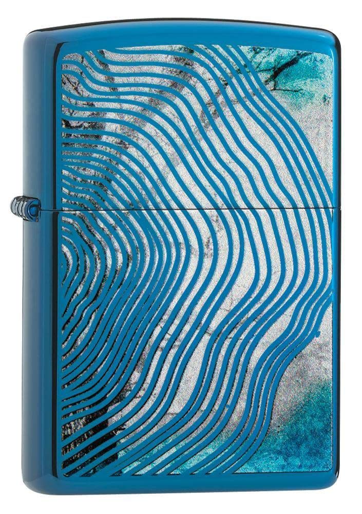 Zippo Farbige Feuerzeuge Blau Ohne Logo, Blau Ohne Logo