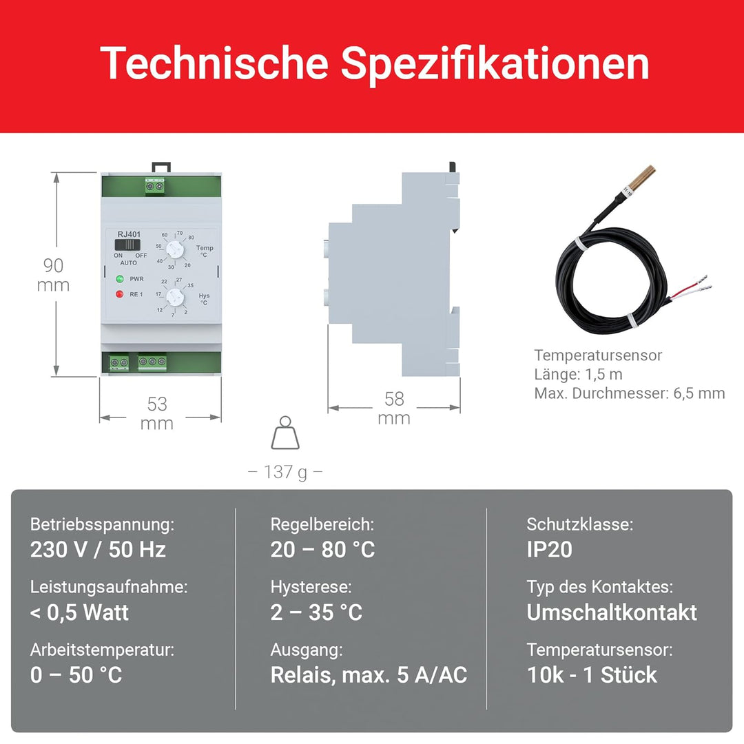 Elektrobock Temperaturschalter, RJ401