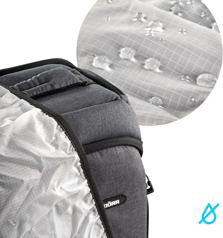 DÖRR Fotorucksack Prag Pro 20L & Prag Go 16L, Wasserdicht, Kamera-Rucksack, 16 Zoll Laptopfach, Spie