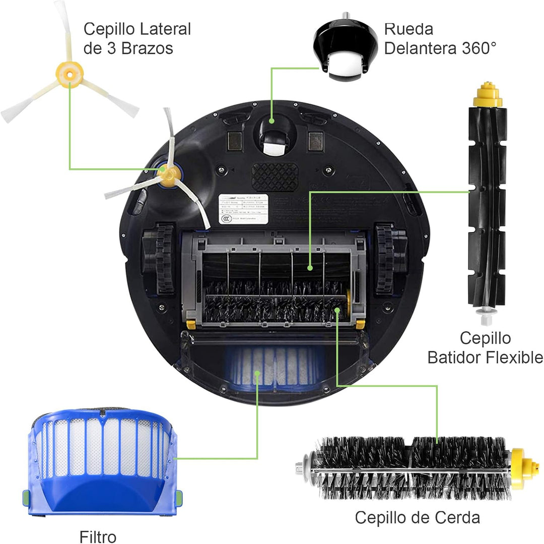 20 Stk. Ersatzteile für iRobot Roomba 600 Serie 600 605 606 610 615 620 625 630 632 639 650 660 671