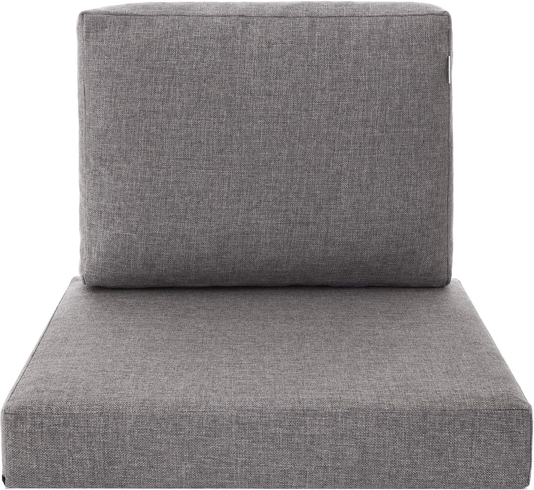 PillowPrim Kissen Set für Rattan/Korbsessel, Rückenlehne Sitz, Sitzkissen Outdoor Sitzpolster Garten