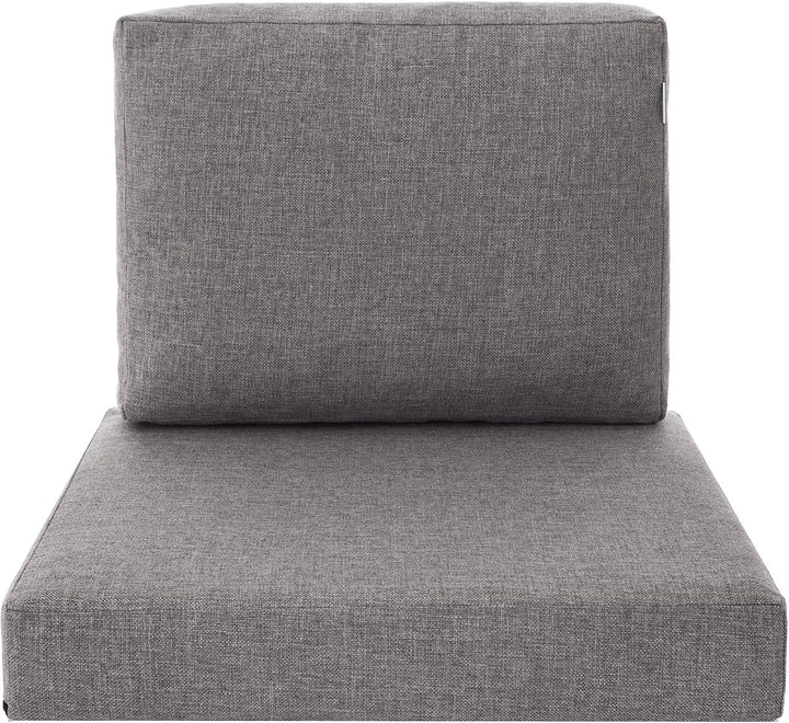 PillowPrim Kissen Set für Rattan/Korbsessel, Rückenlehne Sitz, Sitzkissen Outdoor Sitzpolster Garten