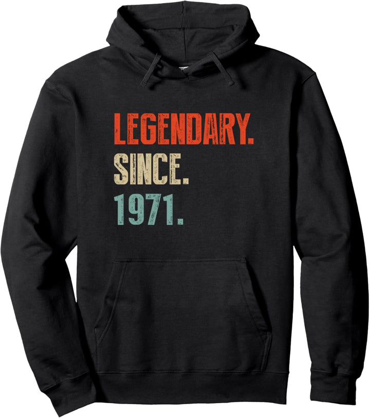 1971 klassischer Legendär seit 1971 Geburtstag Pullover Hoodie